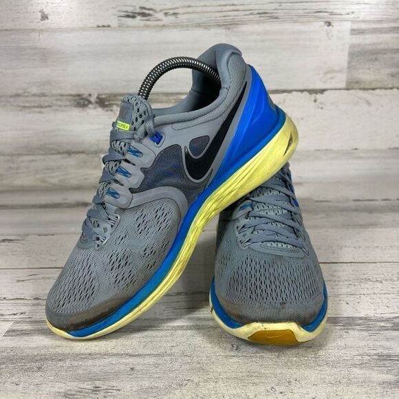 Nike Women's Lunar Eclipse 4 Grey Blue Trail 629683-004 Running Shoes Size 9 - Picture 5 of 8